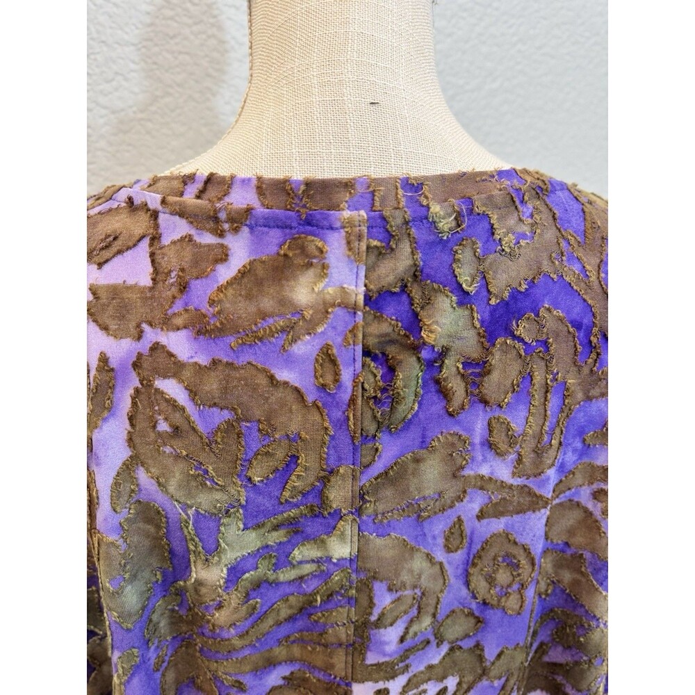 Westbound Plus Size Notch Collar Printed 3/4 Sleeve Blouse. Size 3X - Picture 6 of 7